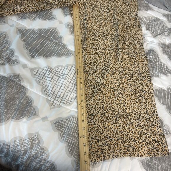 On 34th Women's Plus 2x Beige Leopard Animal Printed Wide-Leg Pants NWT. - Picture 11 of 13